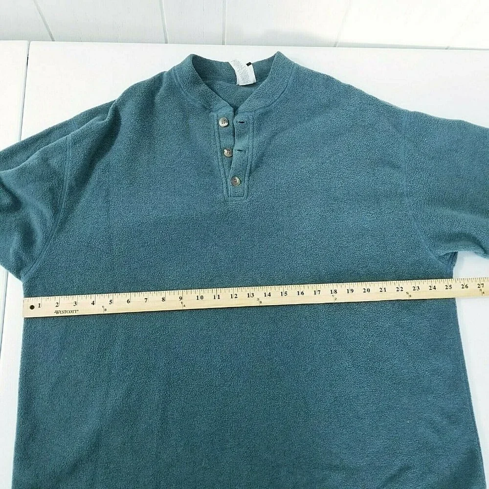 The North Face Fleece Pullover Men Size Large Green
